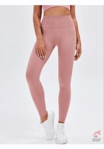 Leggins deportivas de colores rosa