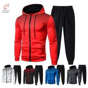 Conjunto Deportivo con Cremallera de 2 Piezas para Hombre - Varios Colores