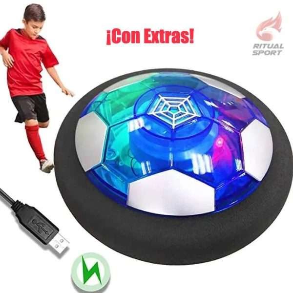 Balón de Fútbol Eléctrico Flotante Recargable con luz LED